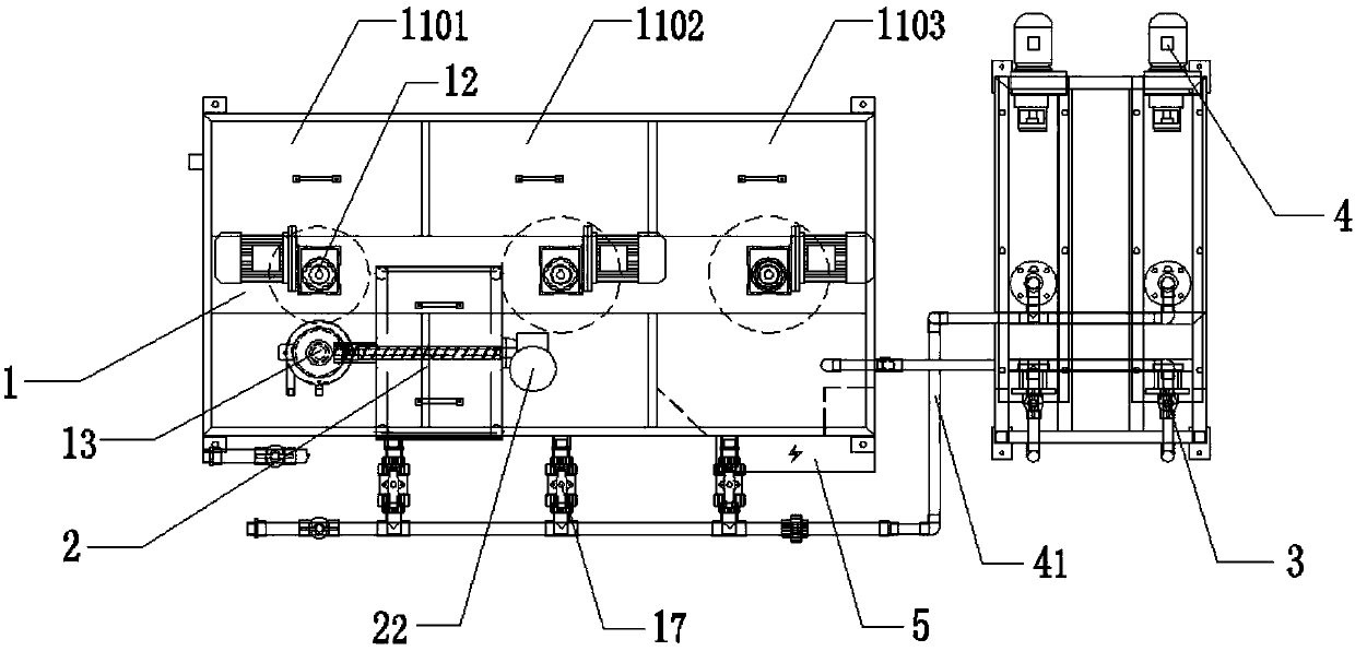 PT-type polymer dissolving and adding device