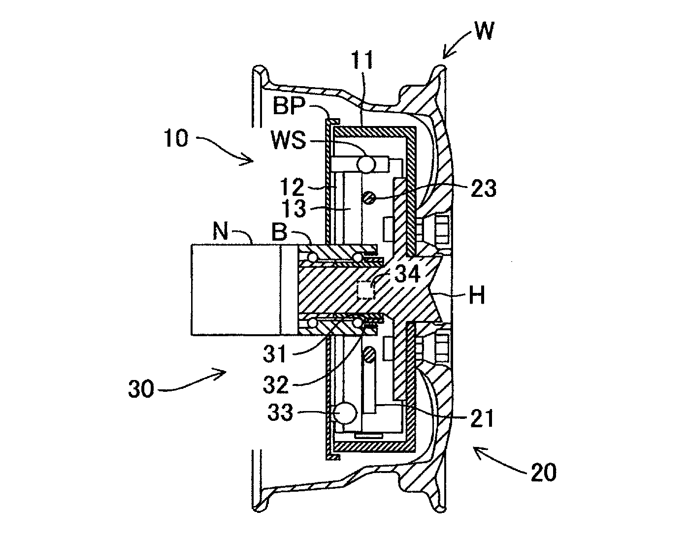 Corrosion prevention device for vehicle brake unit