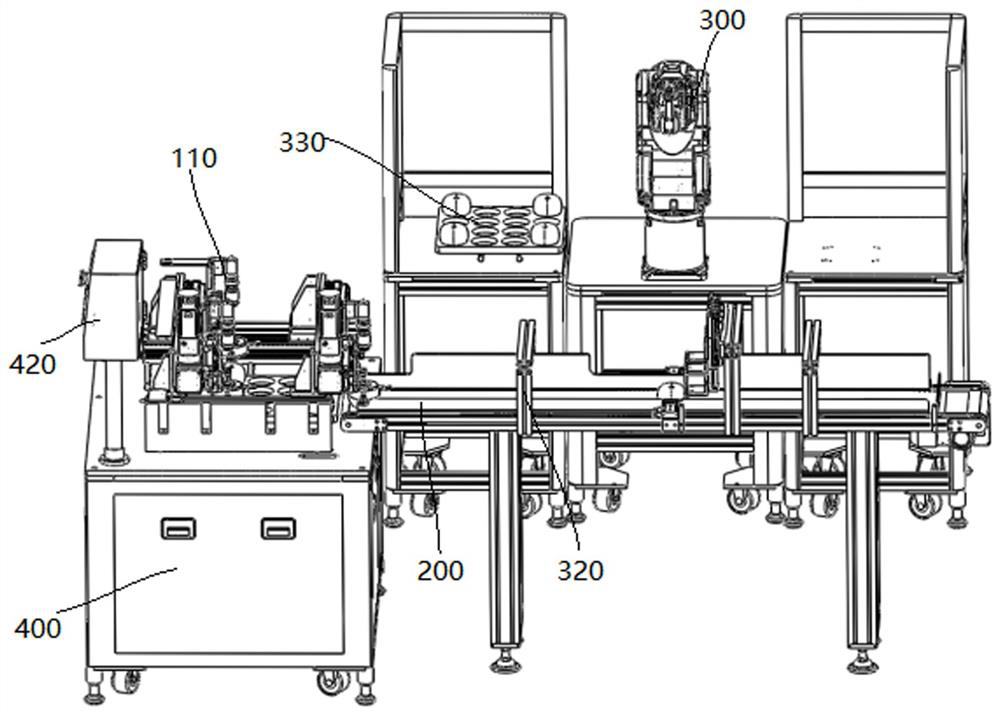 Agricultural product sorting device based on machine vision technology