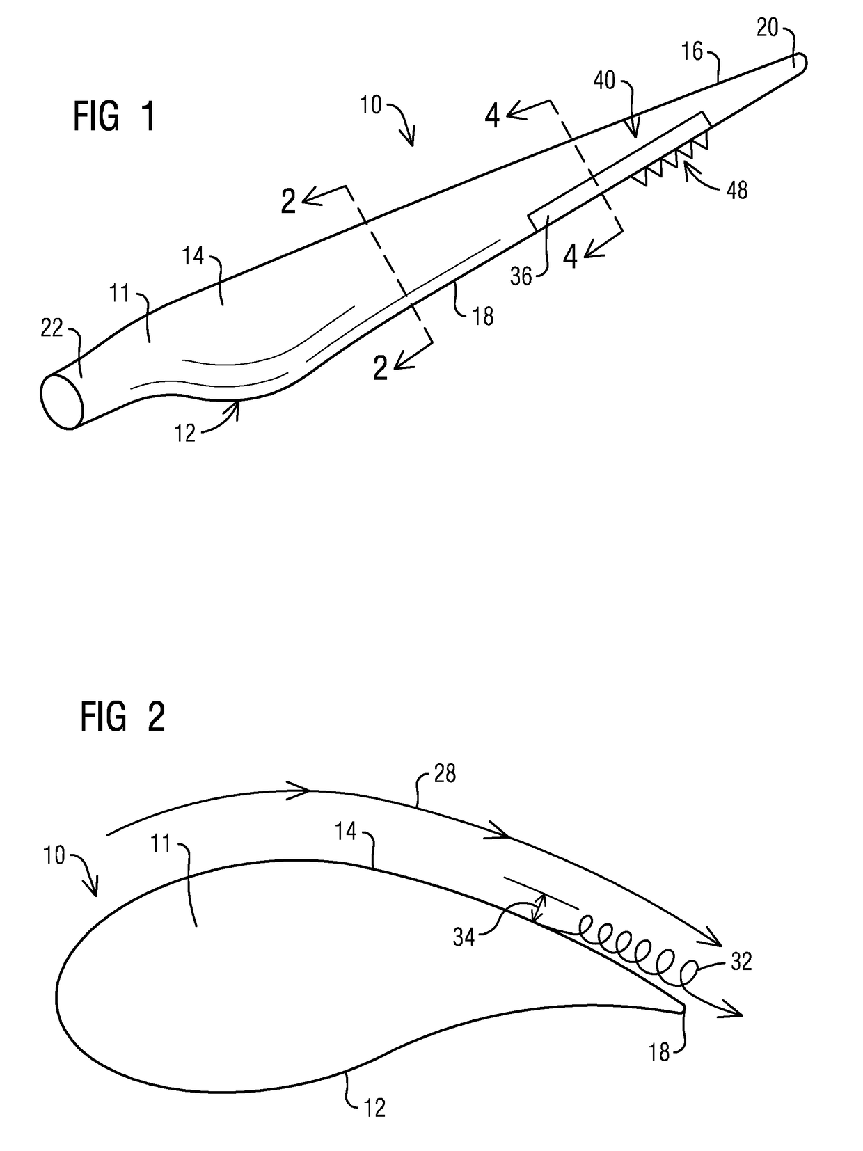 Noise reducer for a wind turbine blade