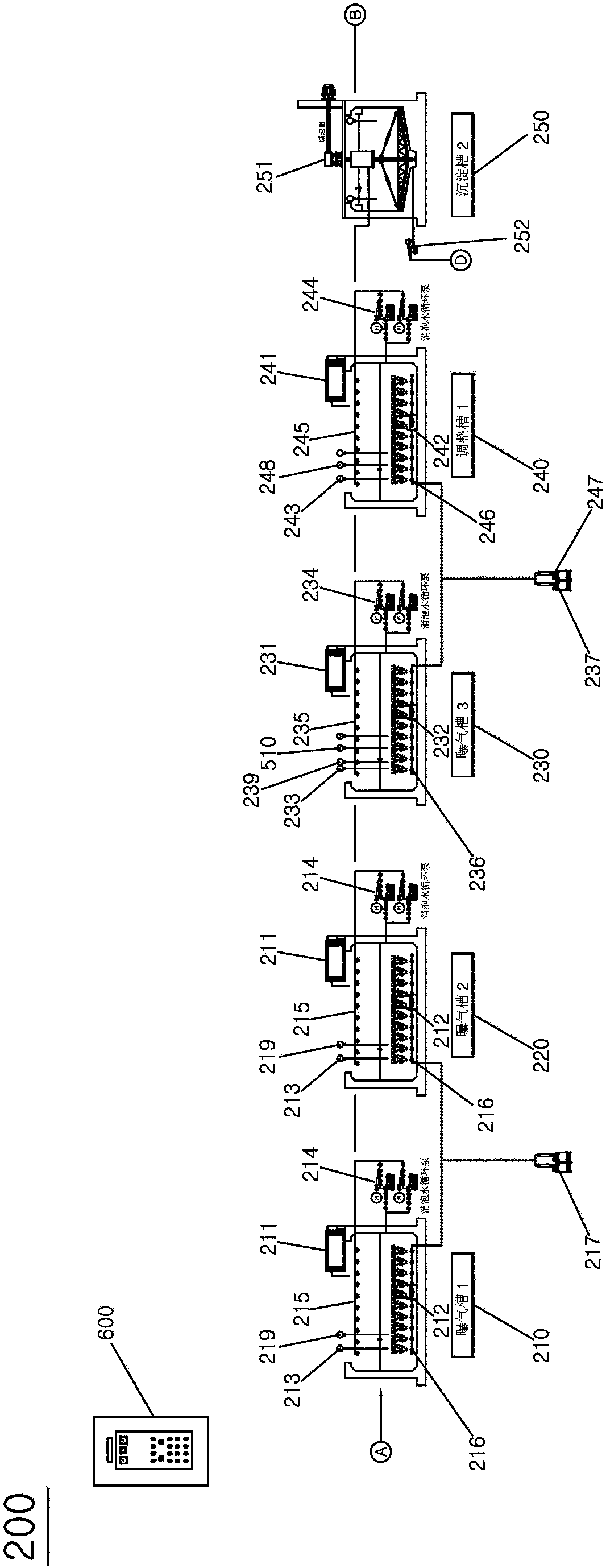 Livestock manure liquid fertilizer manufacturing equipment system and livestock manure liquid fertilizer manufacturing method utilizing the same