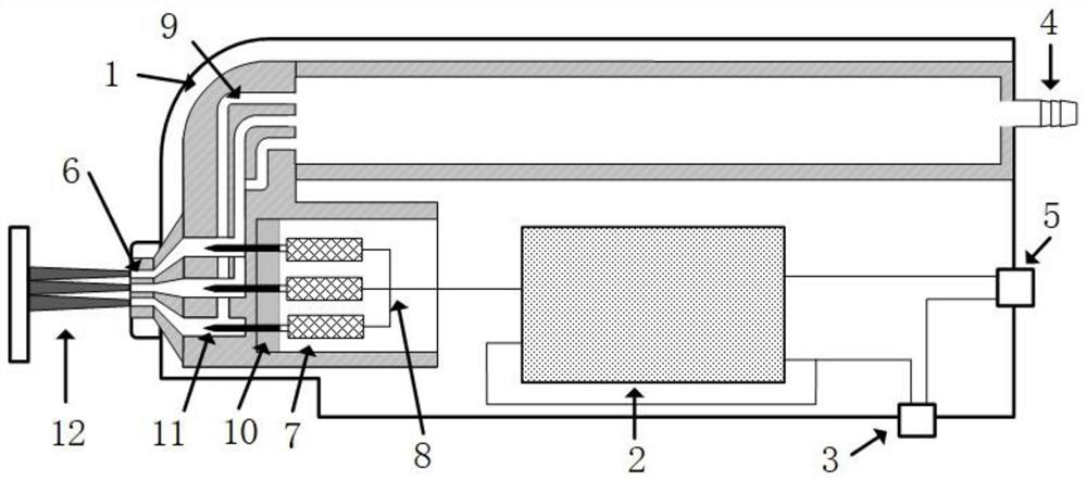 Portable large-area plasma jet device and system