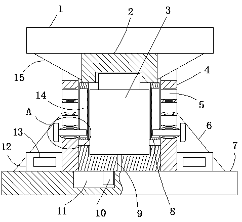 Fabricated T-shaped beam jacking auxiliary steel component