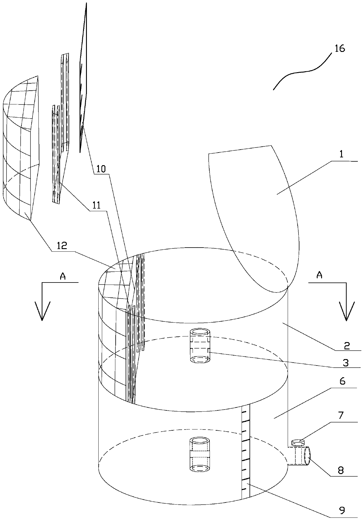 Karst underground river water sample sampling device and sampling method