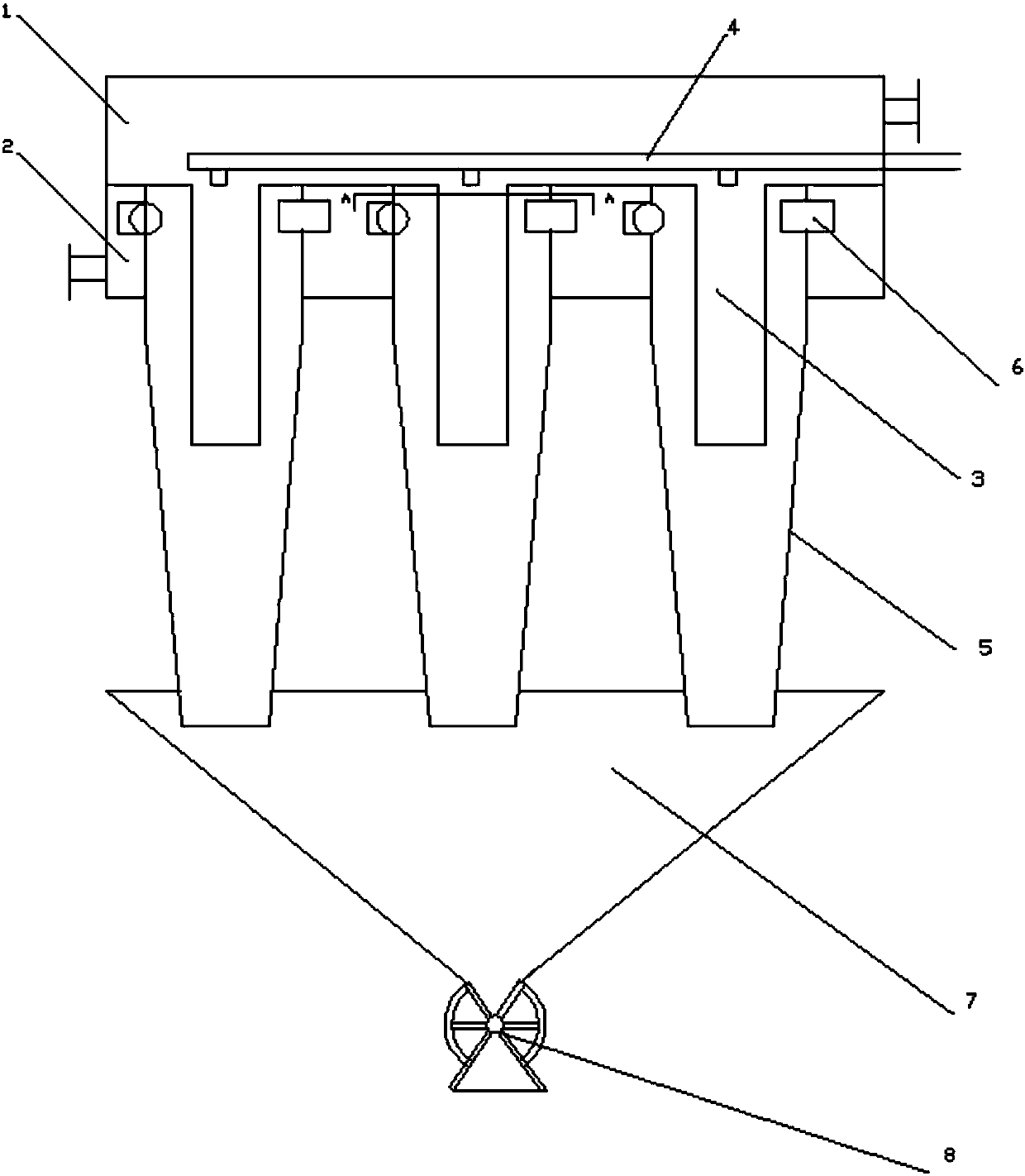 High temperature bag-type dust collector for boiler