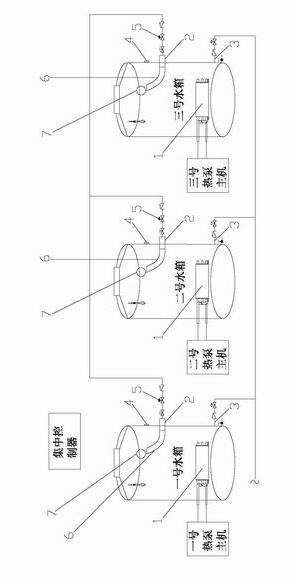 Intelligent split-type heat pump hot water supply device and control method of intelligent split-type heat pump hot water supply device