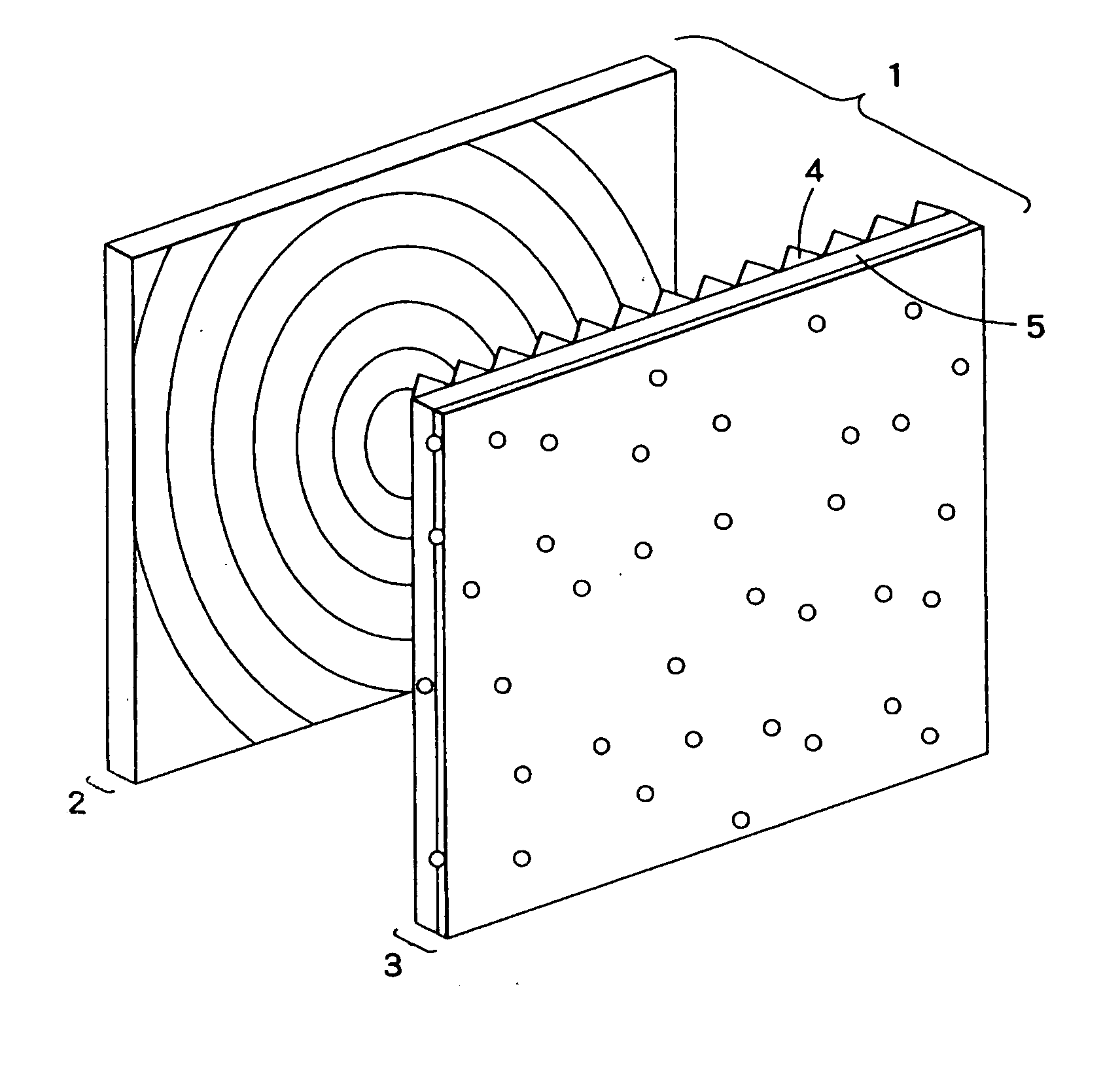 Light diffusing screen