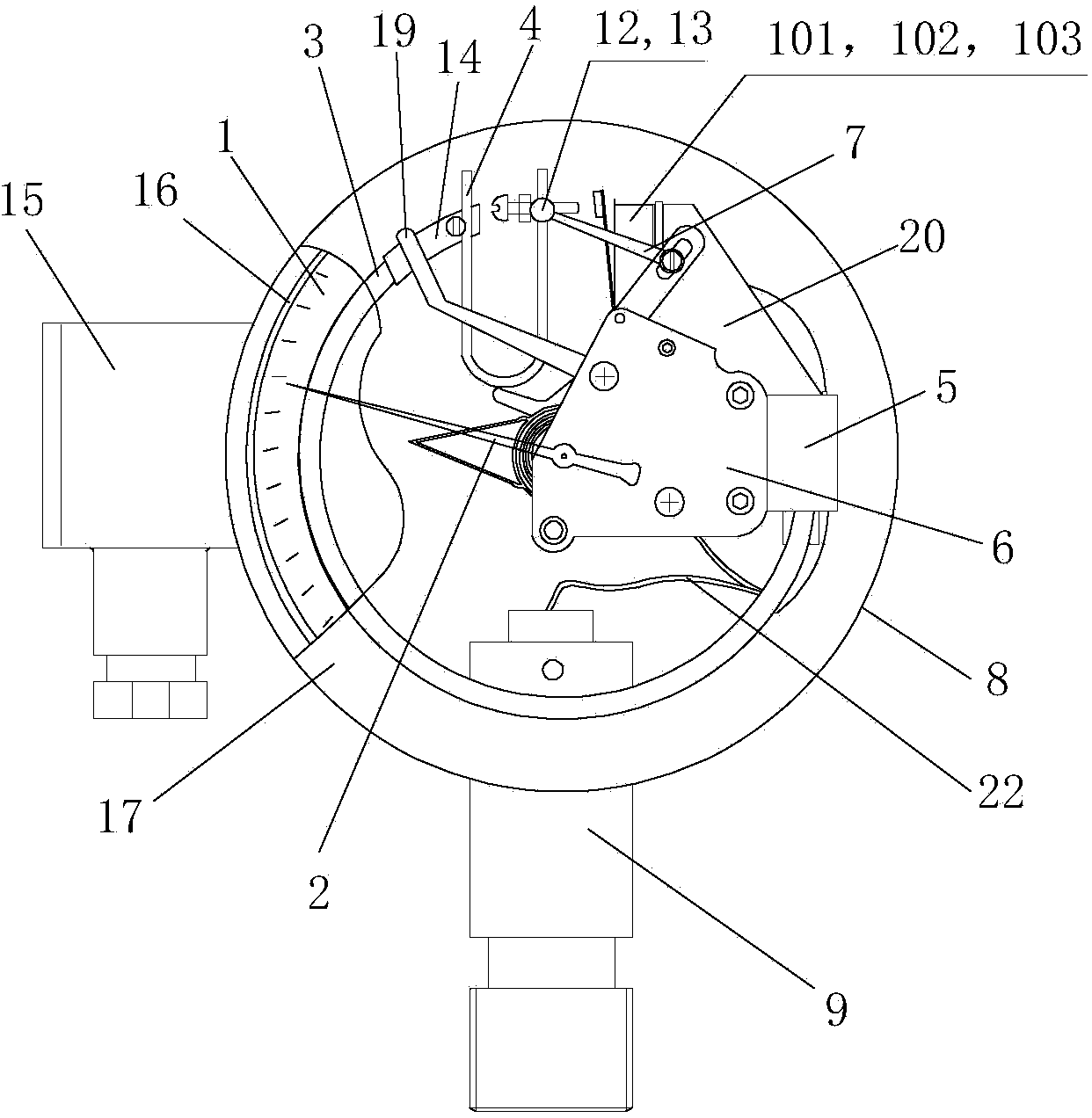 Sulfur hexafluoride gas density relay