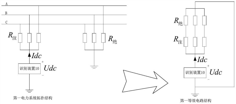 Method and system for identifying transition resistance during short-circuit fault of power system