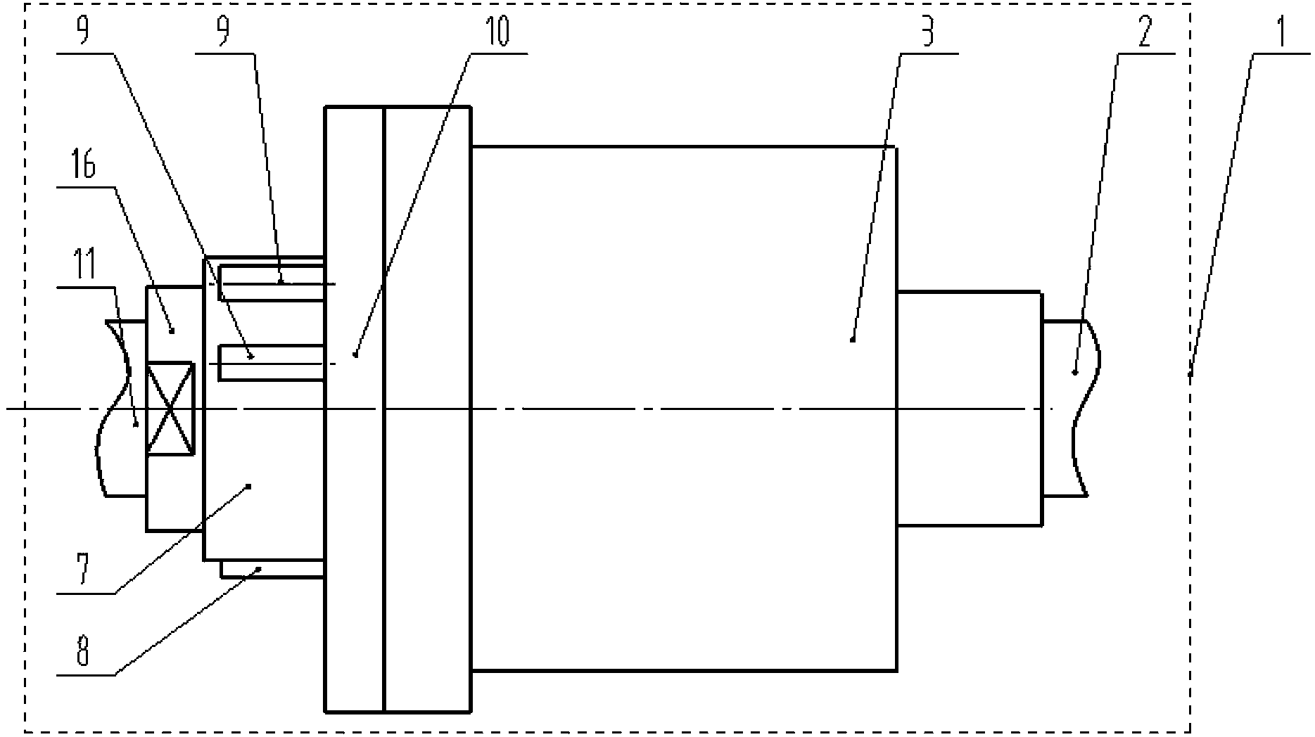 Warm type high-speed forming device for experiments