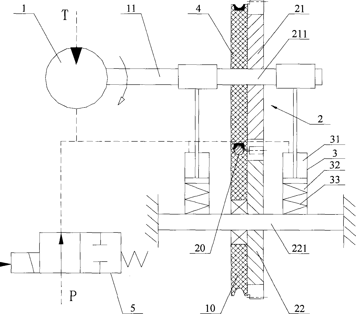 Crane hook falling velocity adjustment apparatus