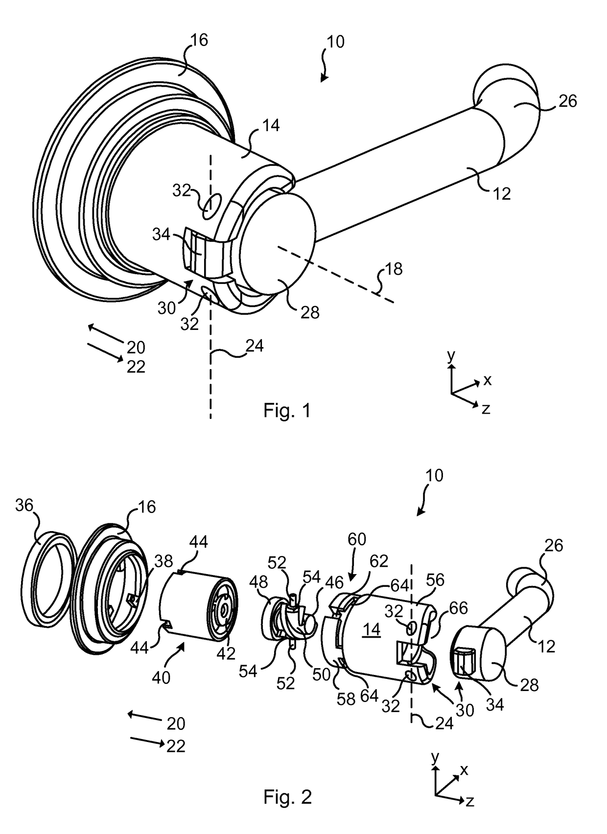 Assembly for an electronic locking system and electronic locking system comprising the assembly