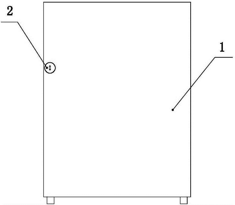 Electricity larceny preventive metering box