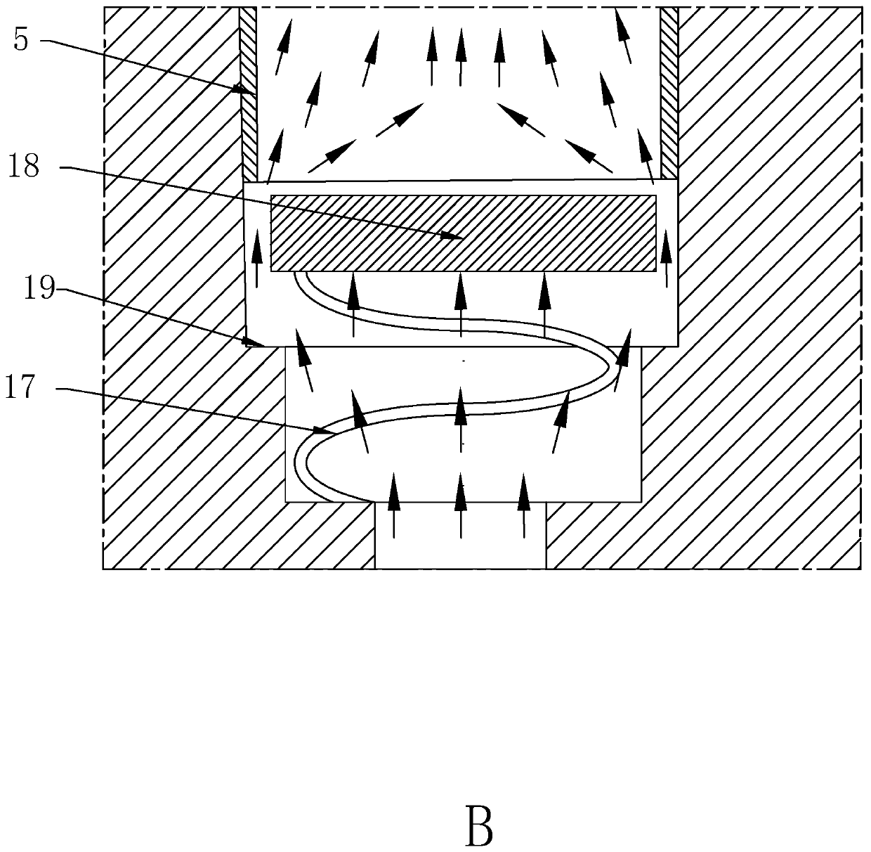 Rotary excavating drilling system and soil and underground water in-situ repair process adopting same