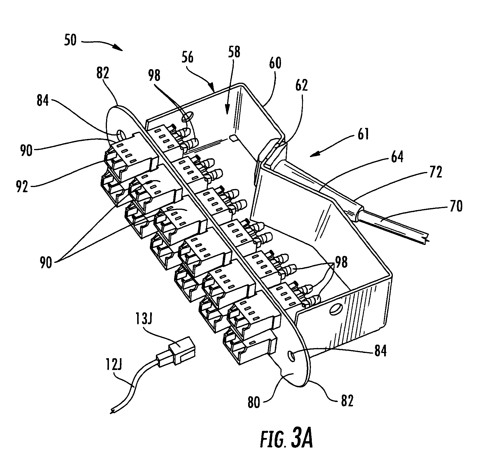 High-density patch-panel assemblies for optical fiber telecommunications