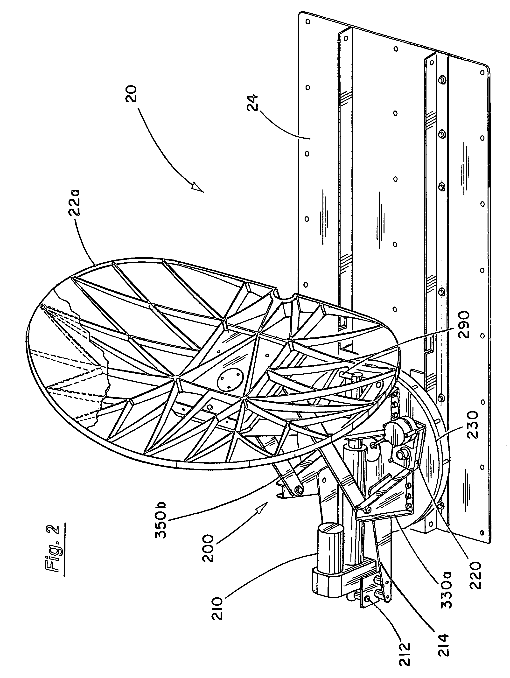 Nomadic storable satellite antenna system