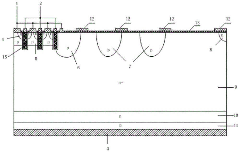 A kind of power semiconductor device and its manufacturing method