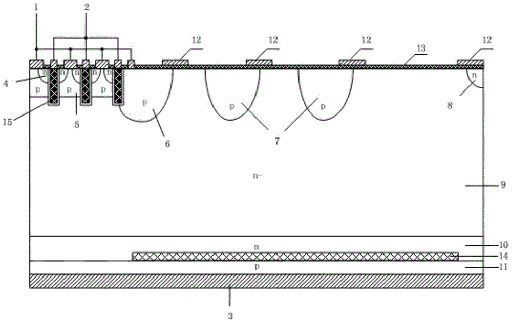 A kind of power semiconductor device and its manufacturing method