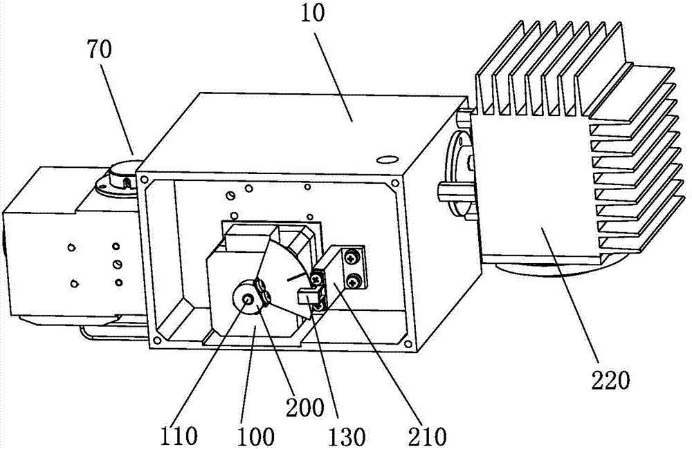 Ultraviolet detector optical subdivision device