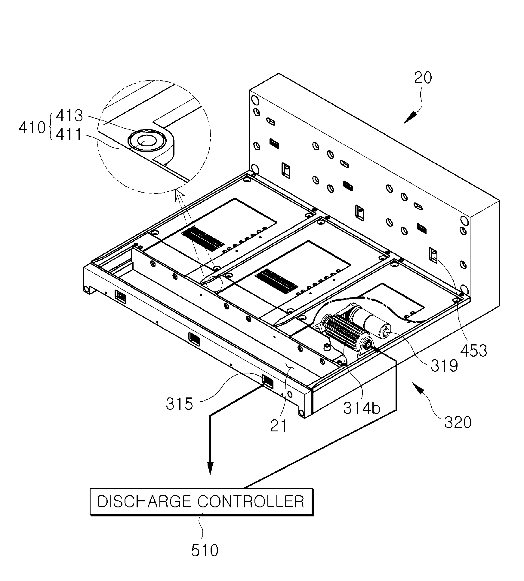 Medicine feeding apparatus