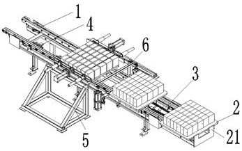 Conveyor with brick type folding function