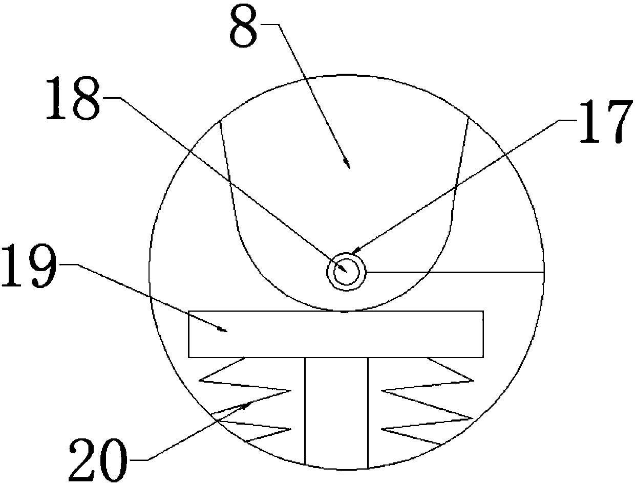 Animal husbandry feed efficient crushing apparatus