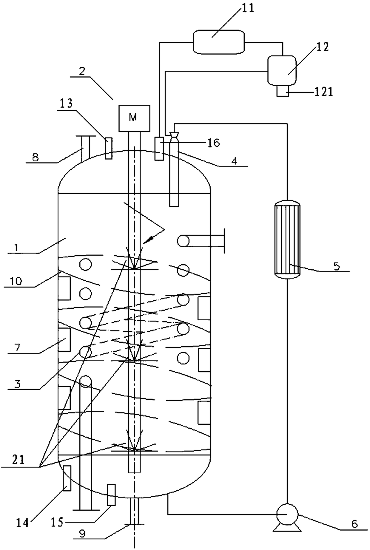 High-efficiency esterification method of trioctyl trimellitate