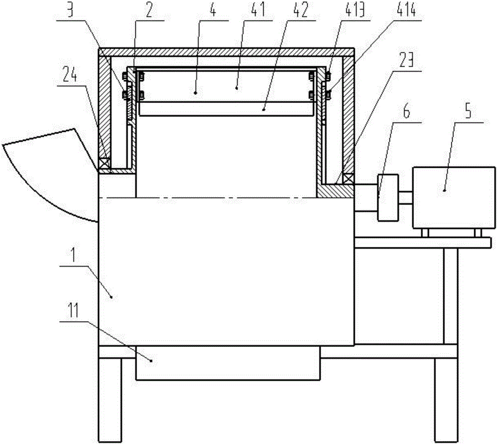 Cutter barrel for wood shaving machine