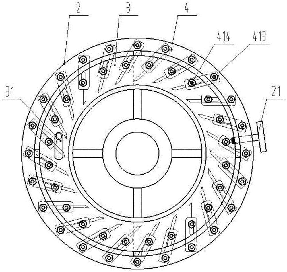 Cutter barrel for wood shaving machine