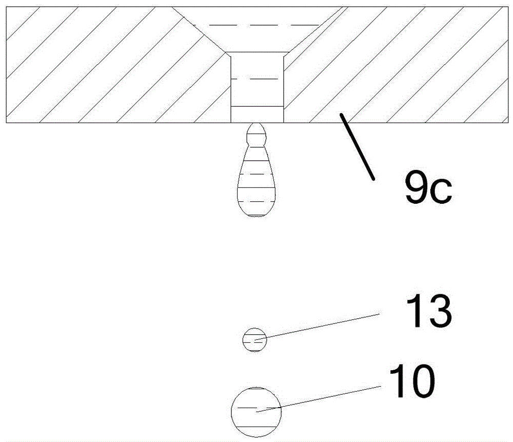 Measurement and control device and measurement and control method of on-demand micro-droplet injection process based on image processing