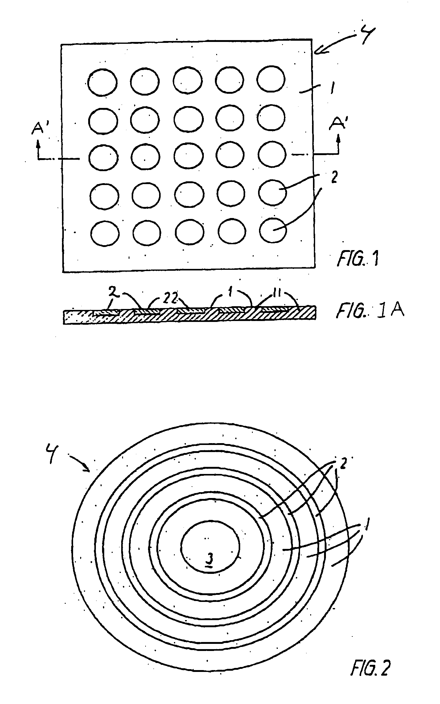 Article having a surface showing adhesive properties