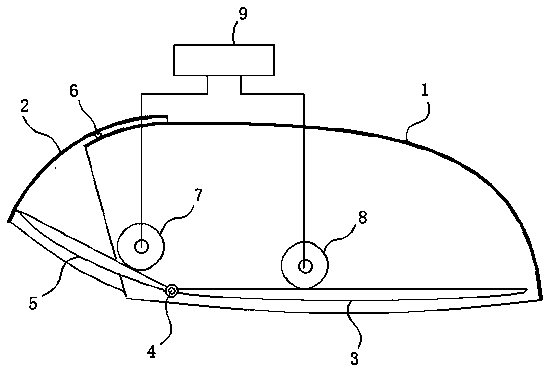 Automobile rearview mirror without blind area