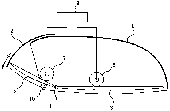 Automobile rearview mirror without blind area