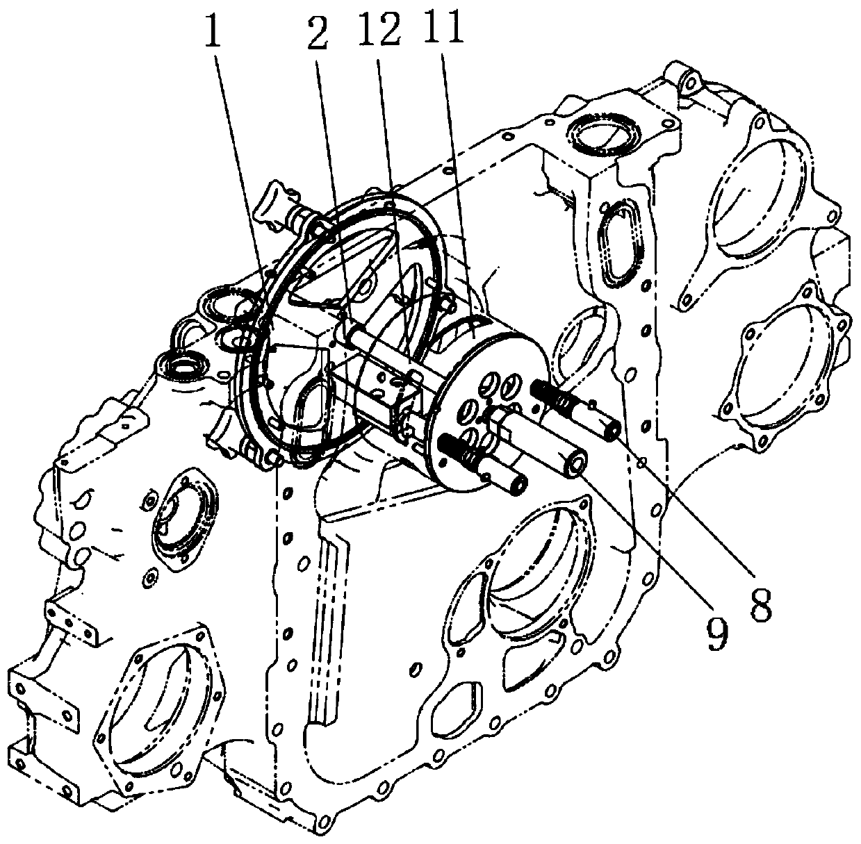 Gear chamber lining press fitting tool