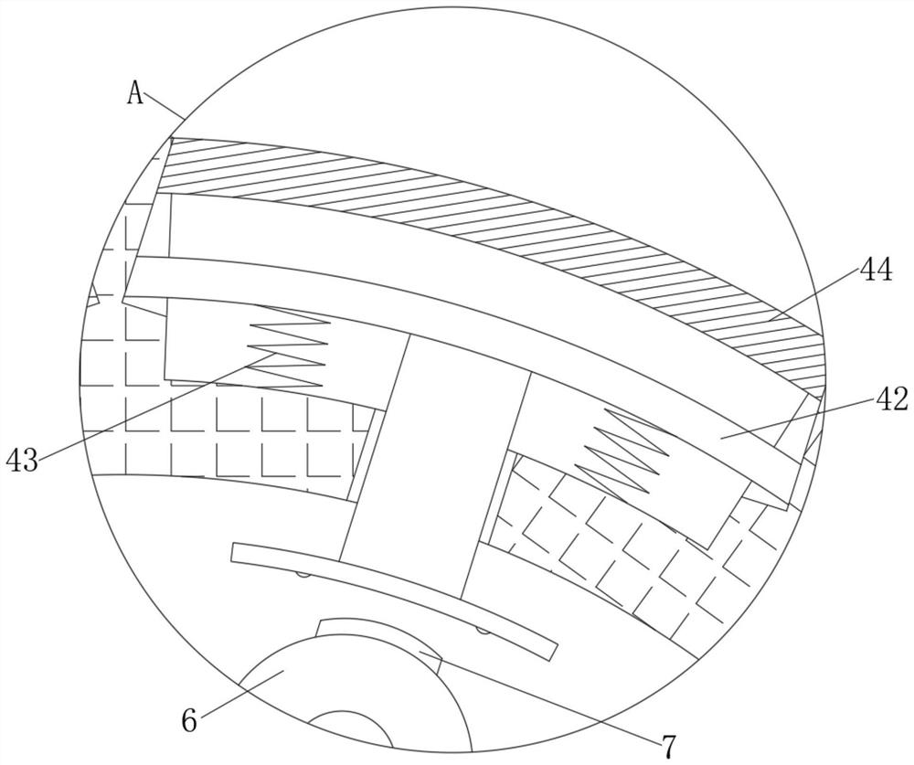 Dry magnetic separator capable of improving magnetic separation and material distribution efficiency