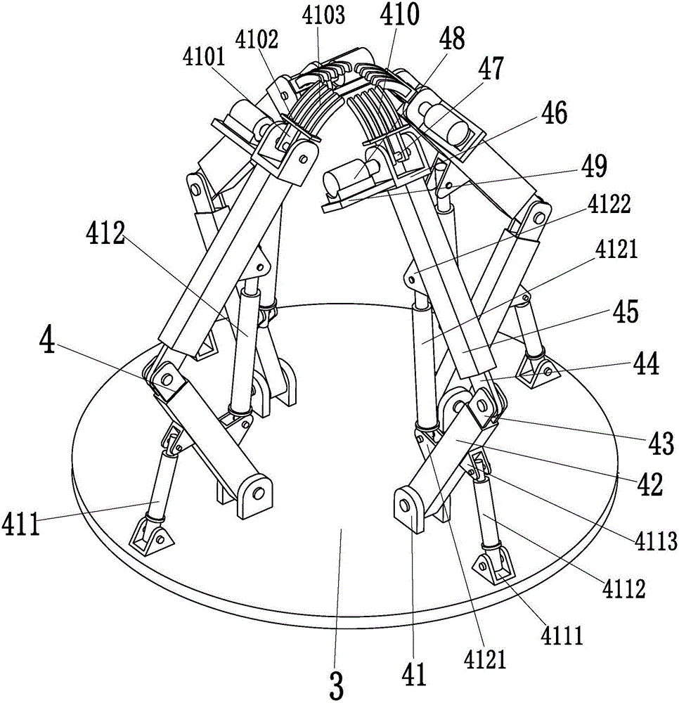 Clamping mechanical arm of unmanned aerial vehicle