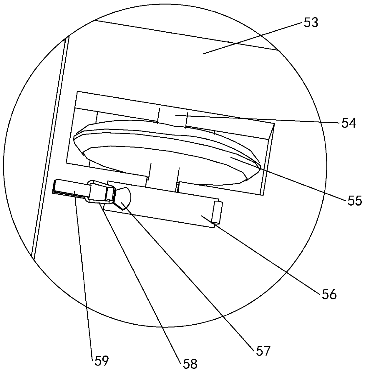 Winding device of compounding machine