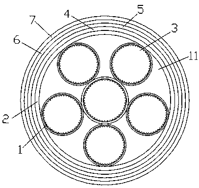 Novel optical cable