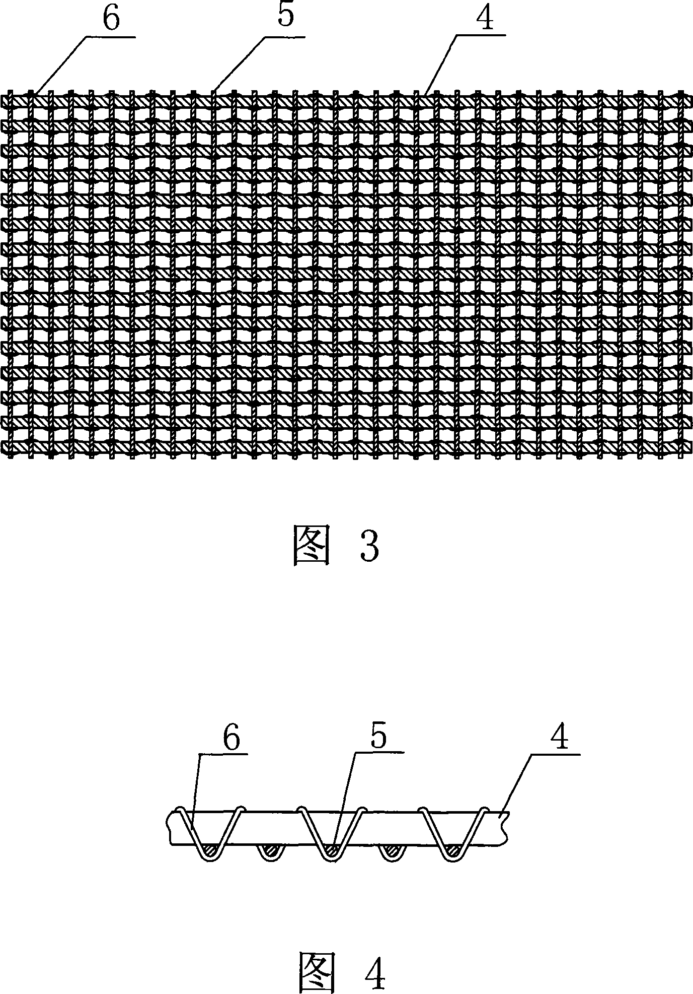 Conveyer belt made from rubber with metal core fabric