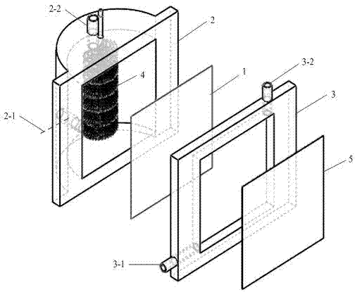 Device for concentrating and digesting sludge and generating power synchronously