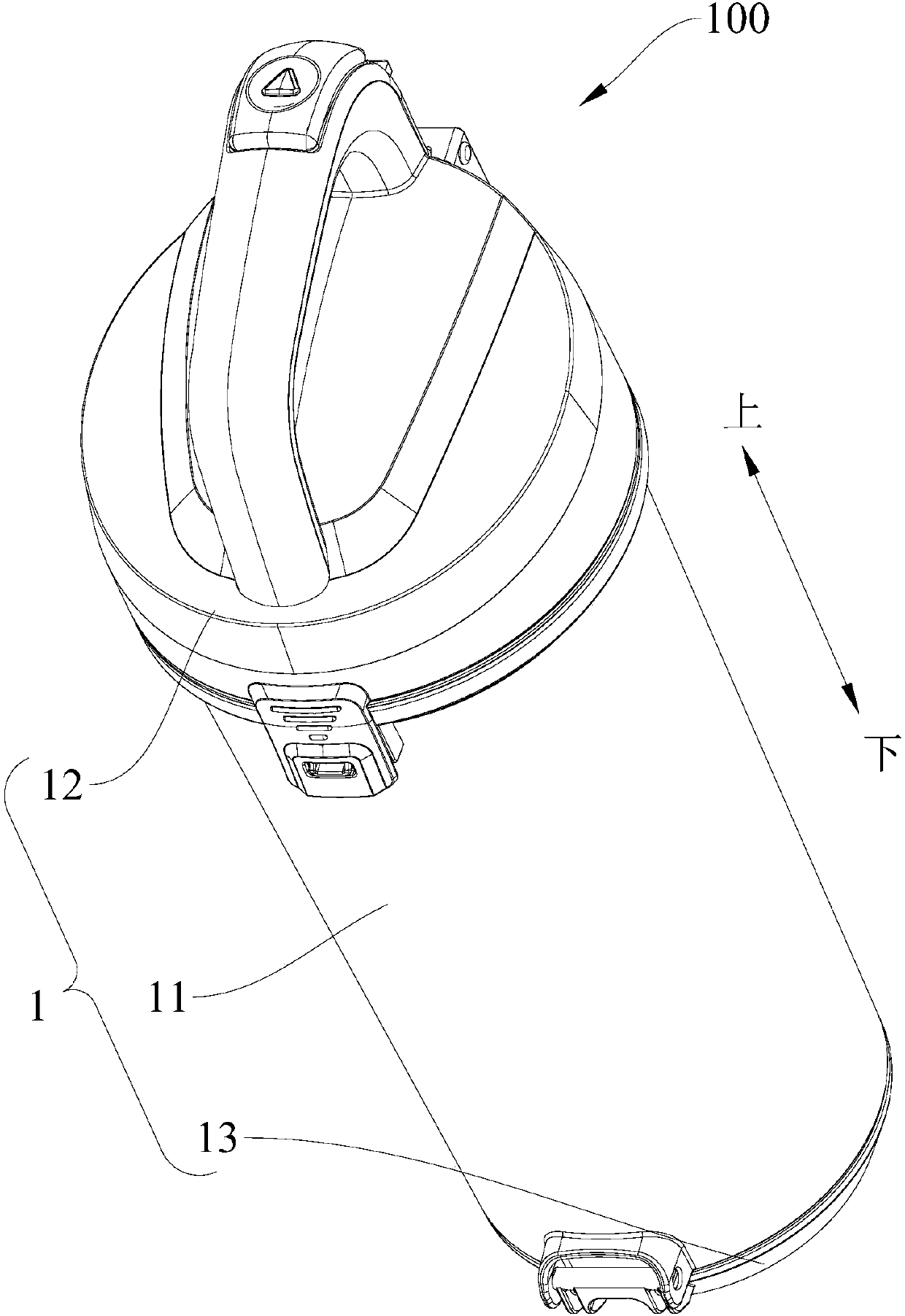 Dust cup and dust collector with dust cup