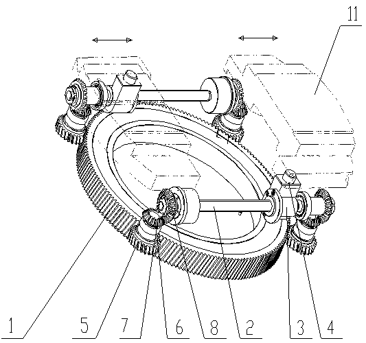 Facing head feeding mechanism and facing head