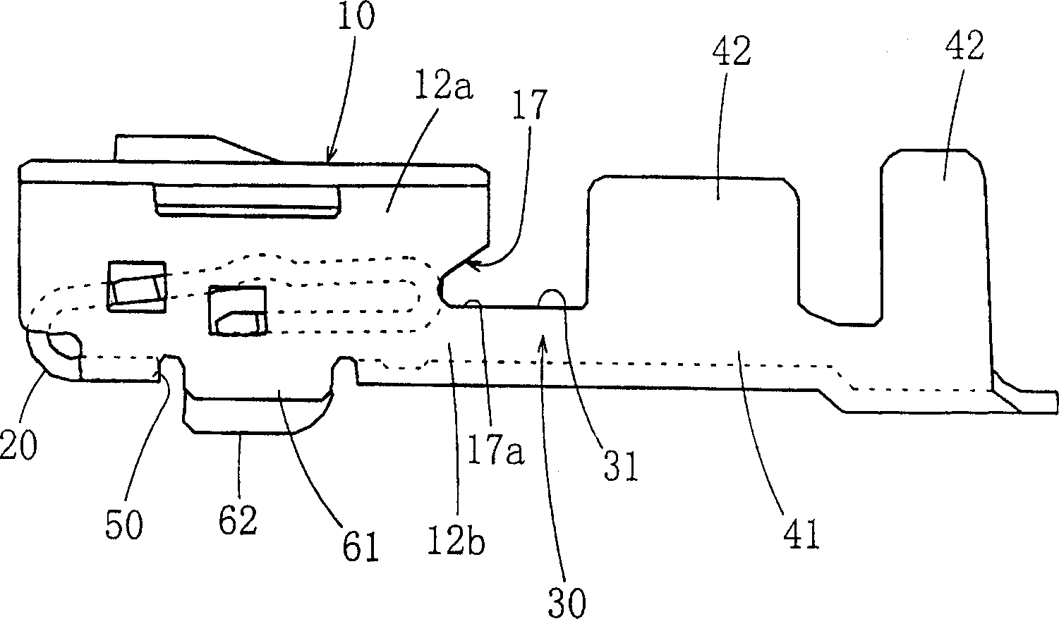 Mother crimp terminal