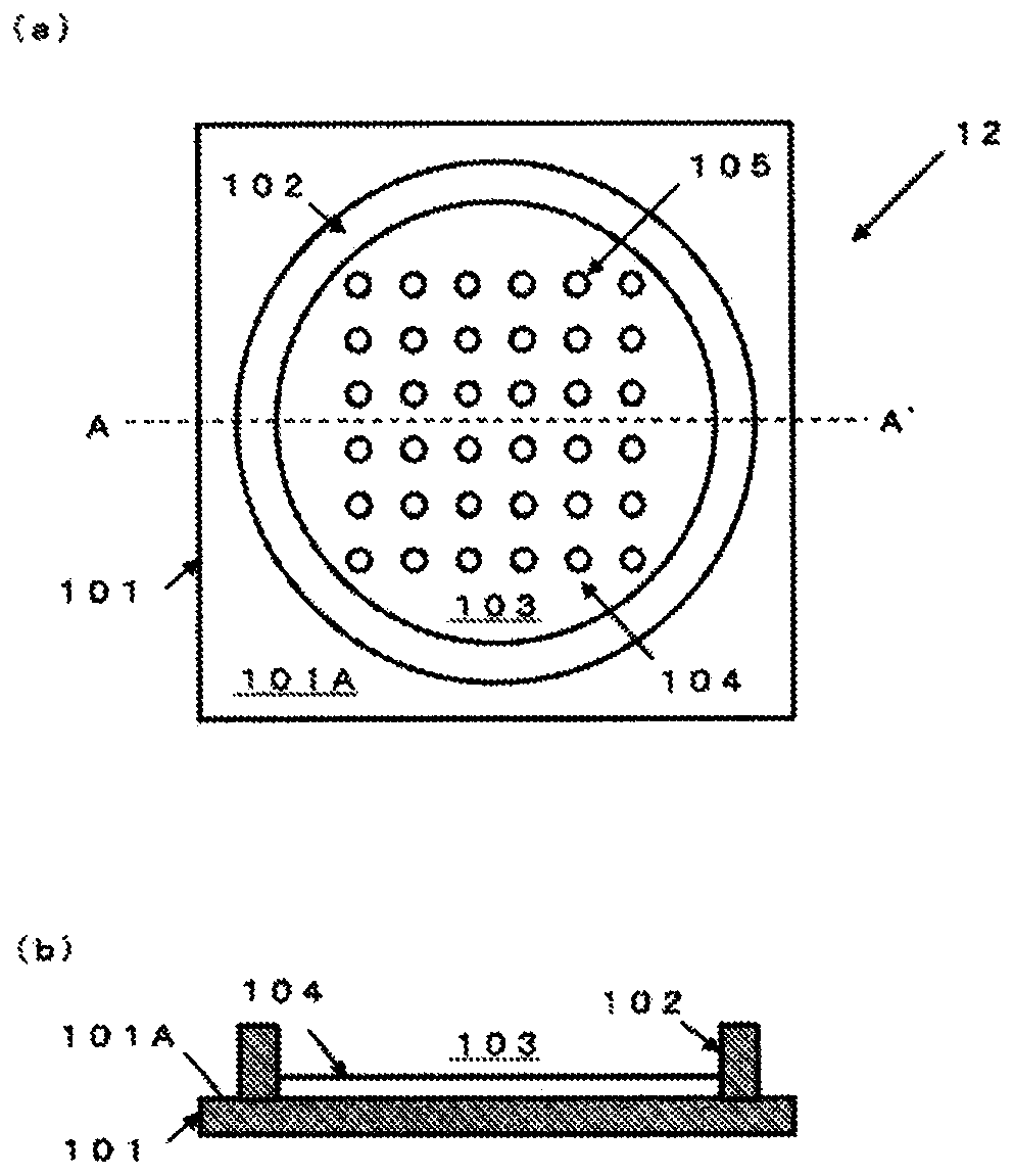 Substrate for biochip, biochip, method for manufacturing biochip, and method for preserving biochip