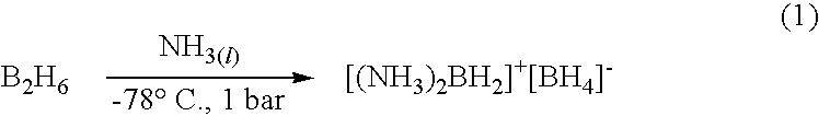 Ambient temperature liquid ammonia process for the manufacture of ammonia borane