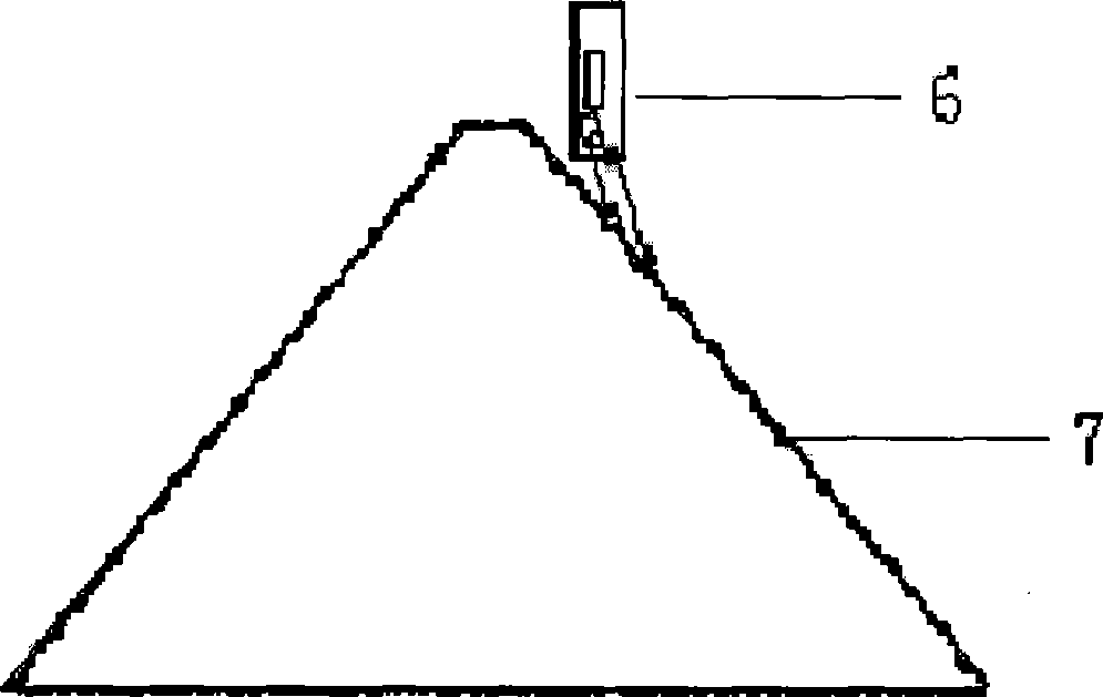 Blanking stack height measuring device