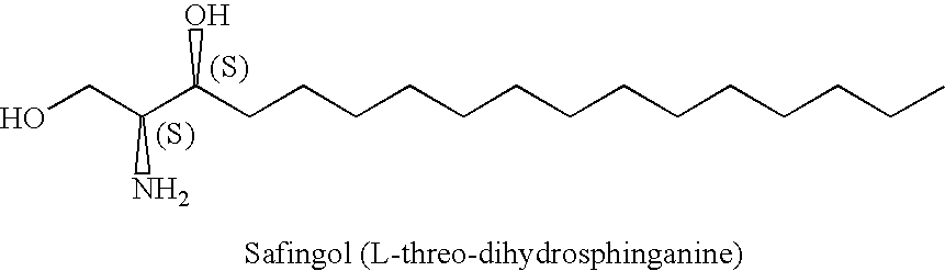 Pharmaceutical compositions of safingol and methods of using the same