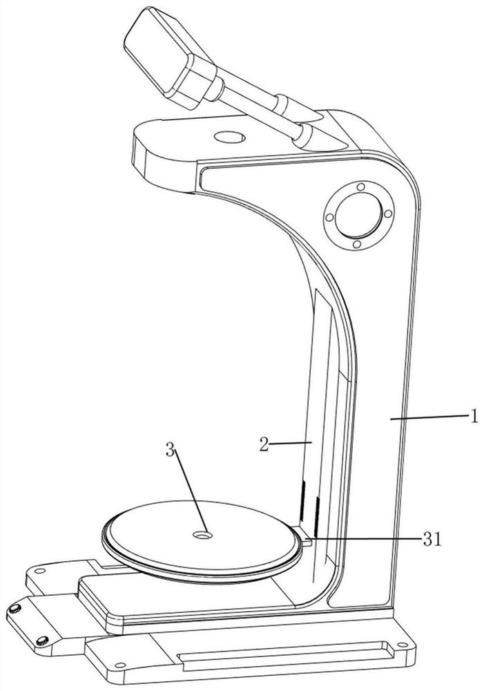 Optical lens center thickness measuring instrument