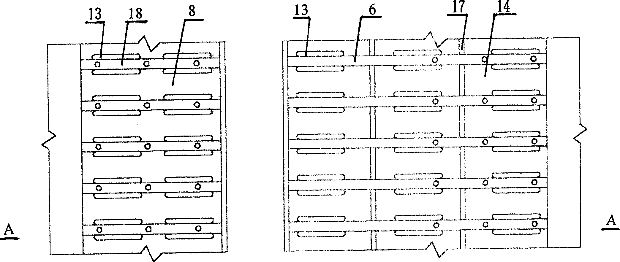 Assemble comb-type bridge extension joint