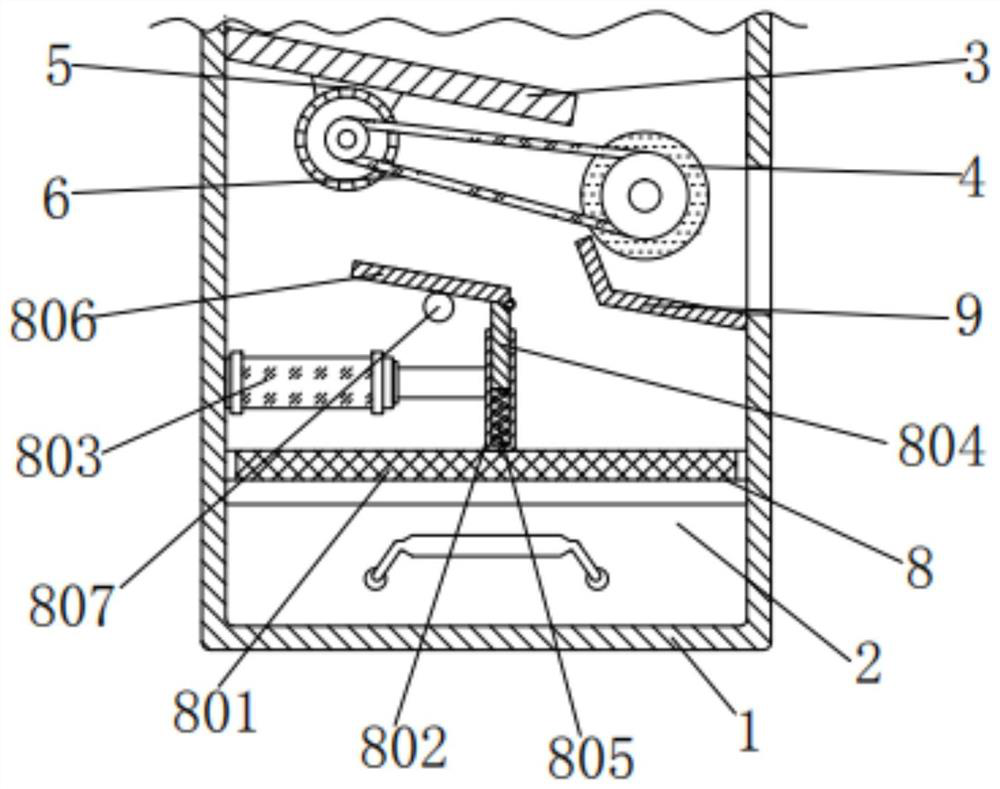 Anti-blocking type multifunctional construction waste treatment equipment